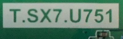 MAIN PARA SMART TV VIZIO 4K RESOLUCION (3840 x 2160) NUMERO DE PARTE 262711 / 262709 / T.SX7.U751 / 3TE65BBV0034 / TM19CDA1LG / MODELO V655-H9 LINIZC / V655-H9 - Imagen 2